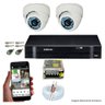 Kit DVR Intelbras 4 Ch 2 Câmera Dome Ahd Npc - 1