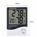 Ver imagem 7 de Termometro Digital Relogio Medidor Temperatura Umidade Termo Higrometro com Despertador