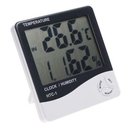 Ver imagem 1 de Termometro Digital Relogio Medidor Temperatura Umidade Termo Higrometro com Despertador