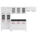 Ver imagem 2 de Armário de Cozinha Compacta de Aço Completa Mirage New 14 Portas 2 Gavetas Branco 815484 - Pnr Móvei