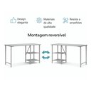 Ver imagem 3 de Kit Mesa Star 110 + Estante 3 Prateleiras