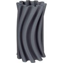 Ver imagem 1 de Vaso Decorativo Enfeite Casa Aparador 3d Home&co Cerâmica 31x16x16cm Cinza