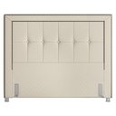Ver imagem 4 de Cabeceira Cama Box Casal 140 Cm P05 Atenas Corino Branco - Lyam Decor