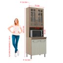 Ver imagem 4 de Torre Quente Modulada com Vidro para Forno Fidelitá Paris 70cm 4 Portas