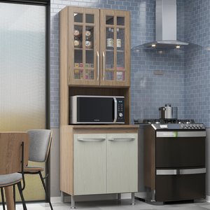 Torre Quente Modulada com Vidro para Forno Fidelitá Paris 70cm 4 Portas