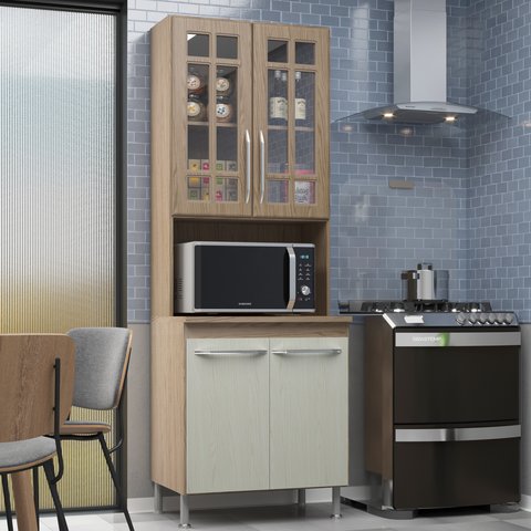 Torre Quente Modulada com Vidro para Forno Fidelitá Paris 70cm 4 Portas
