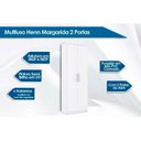 Ver imagem 2 de Cama Box Solteiro CRC + Bonnel Castor + Armário Multiuso Margarida Branco