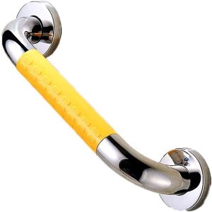 Barra Alça Apoio 40cm Suporte Antiderrapante Box Banheiro Gestante Idoso Pcd Evita Acidentes Seguran