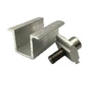 Ver imagem 4 de Fixador Grampo Intermediário Middle Clamp Linha C Placa Painel Solar Alumínio e Inox | Perfil Master