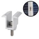 Ver imagem 1 de Fixador Grampo Intermediário Middle Clamp Linha C Placa Painel Solar Alumínio e Inox | Perfil Master