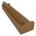 Ver mais imagens de Sofá Retrátil 6 Lugares 404cm 4 Módulos Nero com USB Couro Caramelo G52 - Gran Belo