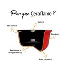 Ver imagem 6 de Caçarola de Cerâmica New Premiere 24 Cm 7 Litros Chocolate Ceraflame