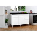 Ver imagem 2 de Balcão Armário ou Gabinete Ca para Pia de Cozinha 1.20m Cor Branco