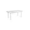 Mesa de Jantar Retangular 8 Lugares de Madeira 200x80 França Branco - Straub Web - 1
