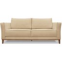 Ver imagem 4 de Sofa Balli 2 Lugares 170cm Pes Madeira Linho 221 Dourado Ezz Dourado