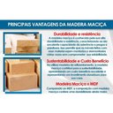 Ver imagem 4 de Conjunto: Mesa Sala Jantar Havana Tampo Curvo 120cm+4 Cadeiras Maldivas Madeira Naturale - Capuccino