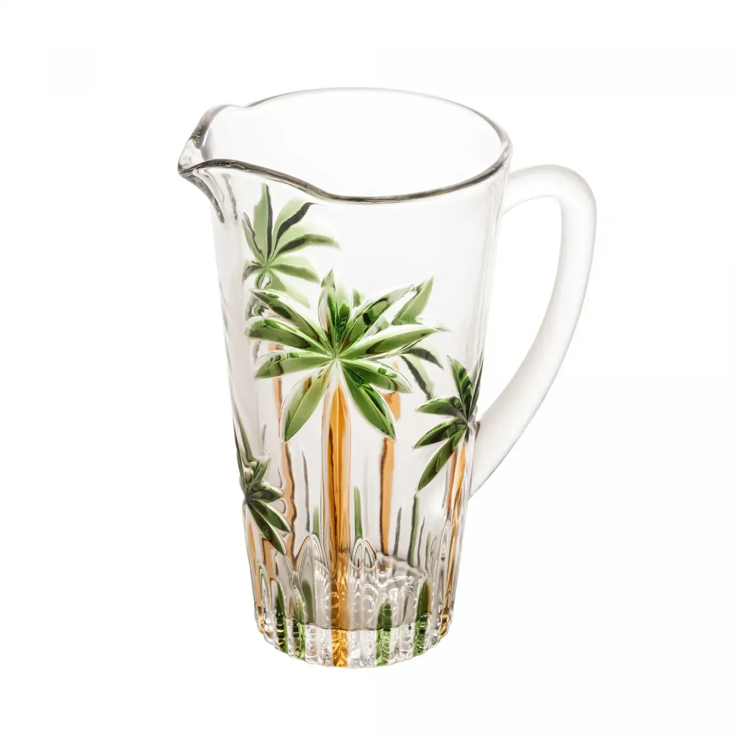 Ver imagem 3 de Jarra Palm Tree Handpaint 1,5l Cristal Ecologico Wolff