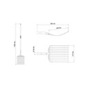 Ver imagem 2 de Forcado Reto de Arame com 10 Dentes Tramontina em Aço com Cabo de Madeira 120 Cm