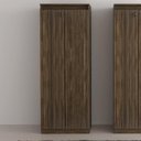 Ver imagem 2 de Armário para Escritório ME4151 com Tranca 2 Portas 3 Prateleiras MDP 60cm Nogal