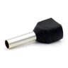 Kit 200pç Terminal Tubular Ilhós Duplos 1,5 / 2,5mm Elétrico - 3