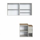 Ver imagem 4 de Conjunto Banheiro Suspenso Gabinete e Espelheira Bahamas 120cm Arenas Cj102