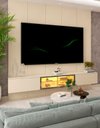 Ver imagem 1 de Conjunto Painel Home Modulo Suspenso TV 85 Polegadas Sheron Cor:Off-White