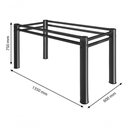 Ver imagem 5 de Base Retangular P/Mesa Jantar Vidro Madeira Texturizado