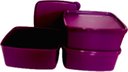 Ver imagem 3 de Tupperware Kit 3 Peças Jeitosinho Beterraba 400ml Kit 3 Peças Jeitosinho Beterraba 400ml