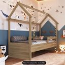 Ver imagem 7 de Cama Infantil Montessoriana Casinha Infix C06 Aveiro - Mpozenato