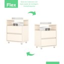 Ver imagem 4 de Mesa de Cabeceira 2 Gavetas Nora Casa 812