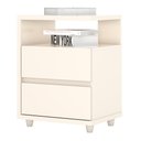 Ver imagem 3 de Mesa de Cabeceira 2 Gavetas Nora Casa 812