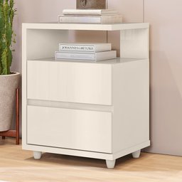 Mesa de Cabeceira 2 Gavetas Nora Casa 812 - 1