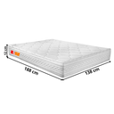 Ver imagem 5 de Cama Casal Laís Padrão 100% Mdf Colchão Casal 138x188 D33:branco