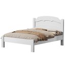 Ver imagem 2 de Cama Casal Laís Padrão 100% Mdf Colchão Casal 138x188 D33:branco