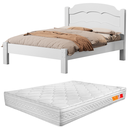 Ver imagem 1 de Cama Casal Laís Padrão 100% Mdf Colchão Casal 138x188 D33:branco