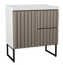 Ver imagem 1 de Gabinete para Banheiro com Pé Ferrara 80 Cm