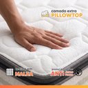 Ver imagem 6 de Colchão King Molas Ensacadas D28 Pillow Top 193x203x32cm Branco Herval