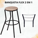 Ver imagem 5 de Banqueta Banco Alto Cozinha Alta Bar Bistro Area Americana:bege