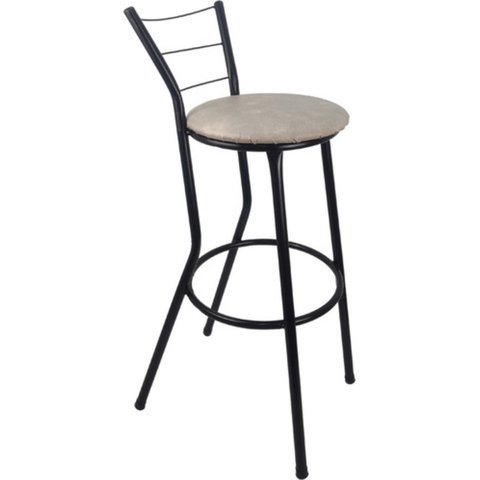 Banqueta Banco Alto Cozinha Alta Bar Bistro Area Americana:bege