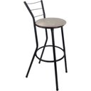 Ver imagem 1 de Banqueta Banco Alto Cozinha Alta Bar Bistro Area Americana:bege