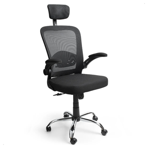 Cadeira de Escritório Ergonômica Giratória Syberflex com Malha Mesh Respirável