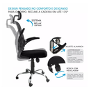 Ver imagem 4 de Cadeira de Escritório Ergonômica Giratória Syberflex com Malha Mesh Respirável
