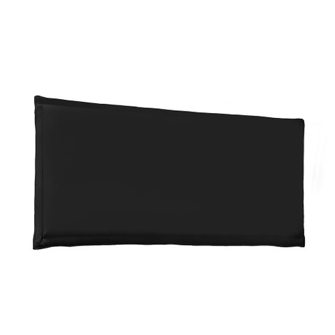Cabeceira Painel Garden Para Cama Box King 195 cm Corino Preto - D’Rossi