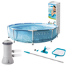 Piscina Redonda Intex Beira Mar 4.485 Litros com Bomba Filtrante 127v e Kit Limpeza - 1