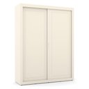 Ver imagem 4 de Berço Americano com Capitonê New Boucle e Guarda Roupa Tutto New 2 Portas Off White - Matic