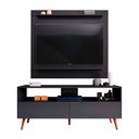 Ver imagem 4 de Conjunto Rack Bancada e Painel Adawi/linden Mdp/bp para Tvs até 50 Preto G96 - Gran Belo