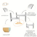 Ver imagem 2 de Nicho Organizador Ajustável Mesa Quarto Escritório Mdf