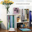 Ver imagem 4 de Nicho Organizador Ajustável Mesa Quarto Escritório Mdf
