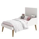 Ver imagem 3 de Quarto de Bebê 3 Portas e Cômoda Gaveteiro Theo Branco Pés Amadeirados com Colchão Gazin – Reller