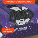 Ver imagem 7 de Jogo de Lençol Personagens Wandinha Solteiro Lepper 2 Peças Microfibra Roxo